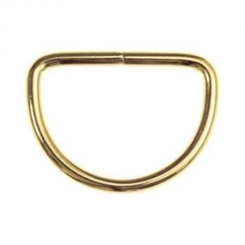 Halbrundringe, 2er-Set, 40 mm, goldfarbig